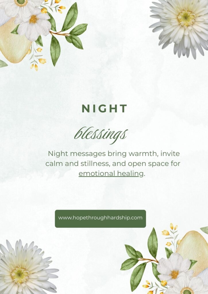 peaceful sunday evening and night blessings
