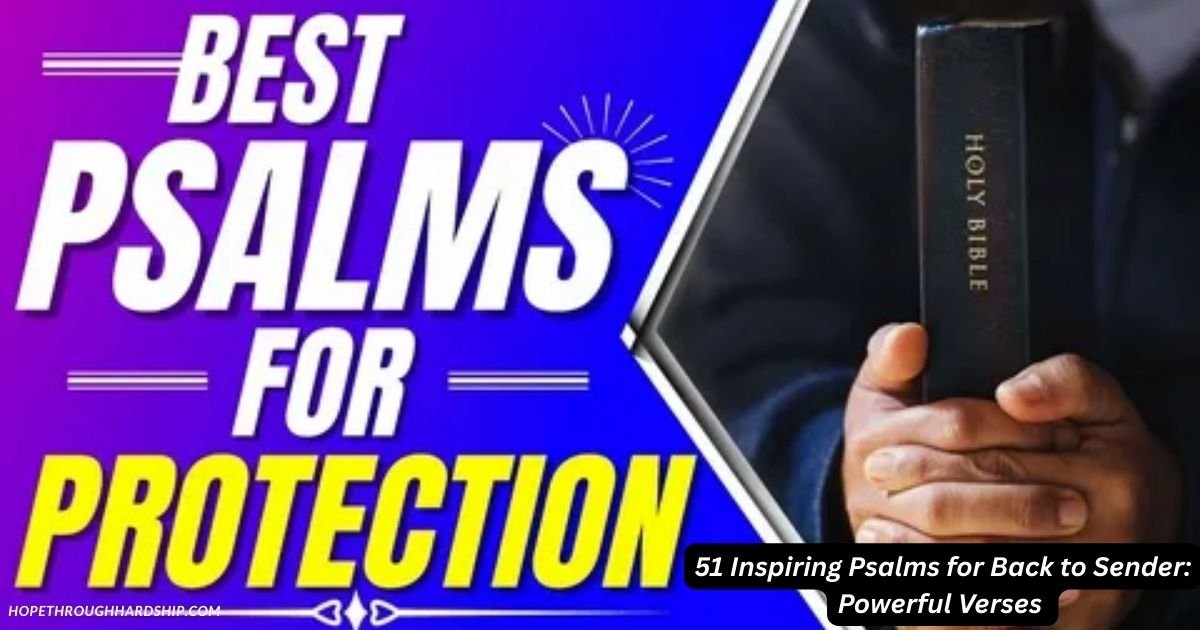 51 Inspiring Psalms for Back to Sender: Powerful Verses
