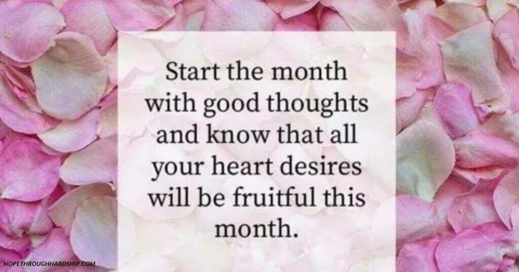 August New Month Prayers