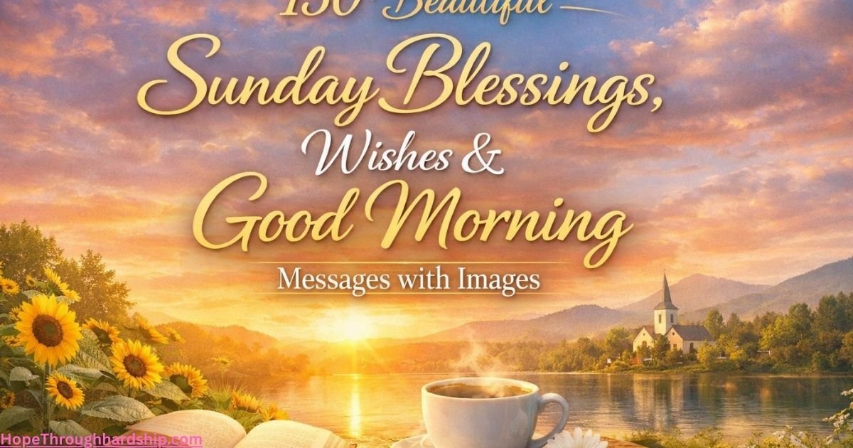 130 beautiful sunday blessings wishes and good morning message with images