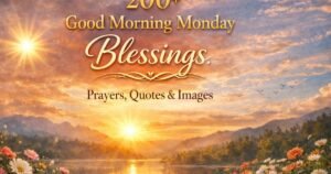 200+ Good Morning Monday Blessings, Prayers, Quotes & Images