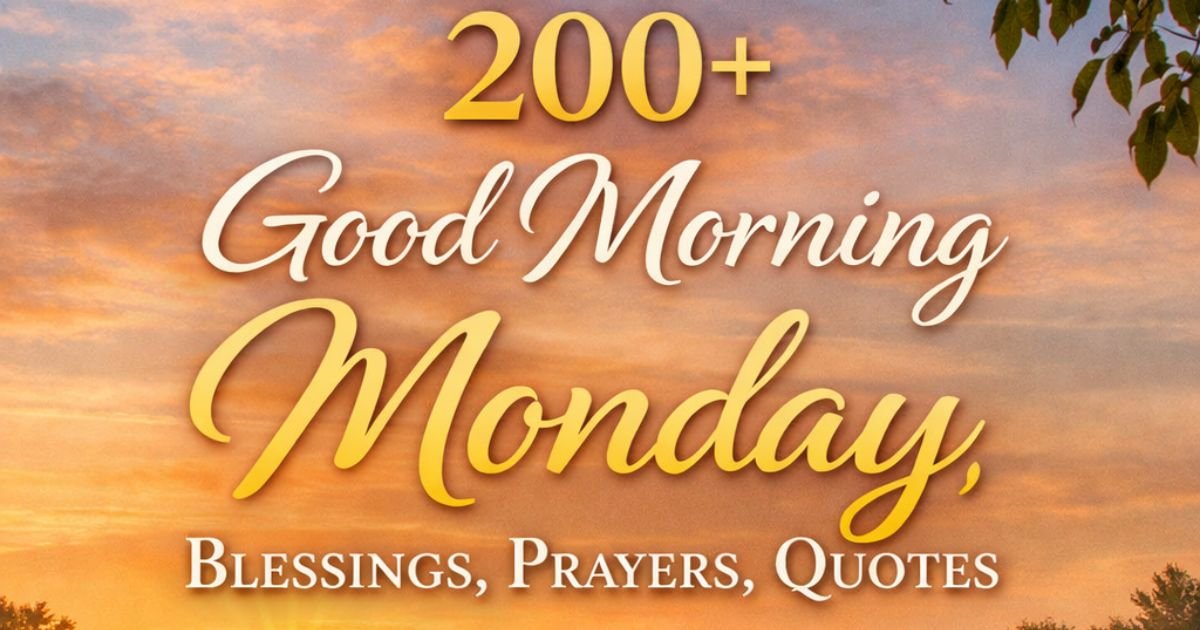 200+ Good Morning Monday Blessings, Prayers, Quotes