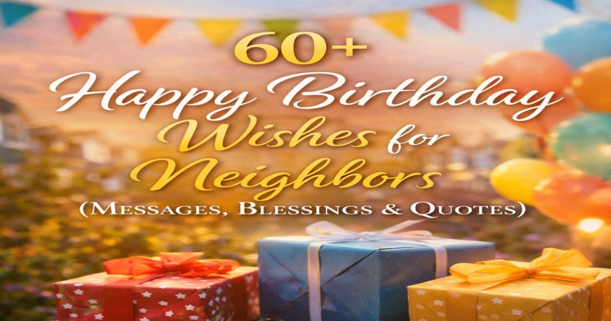 happy birthday wishes for neighbors blessings