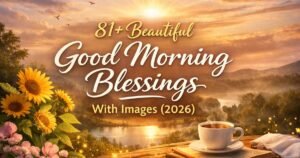 81+ Beautiful Good Morning Blessings With Images (2026)