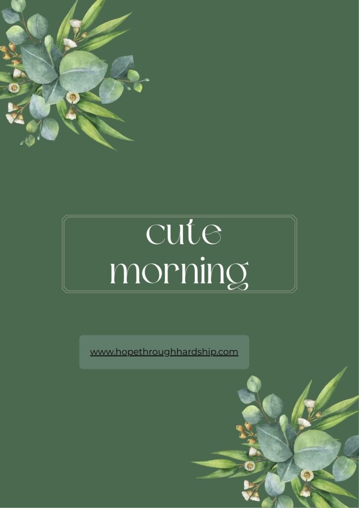 Cute Good Morning Blessings with Images to Share