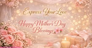 Express Your Love With These Happy Mother’s Day Blessings