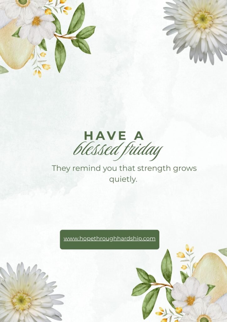 Have a Blessed Friday and Beautiful Weekend