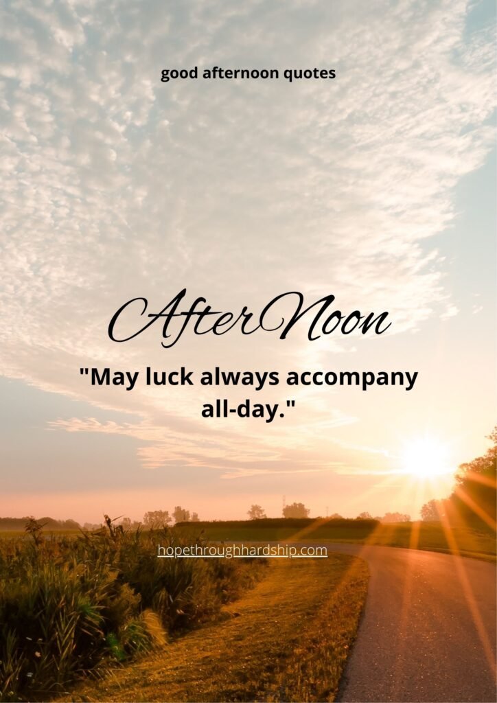 Peaceful Good Afternoon Blessings for a Calm Mind