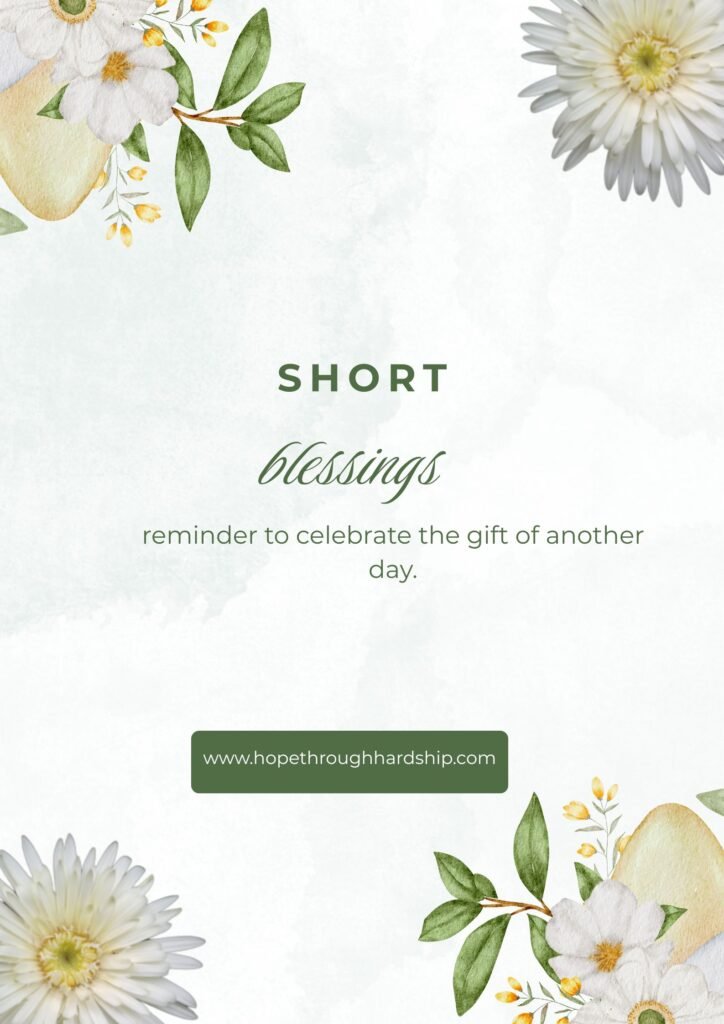 Short Sunday Blessings and Bible Verses