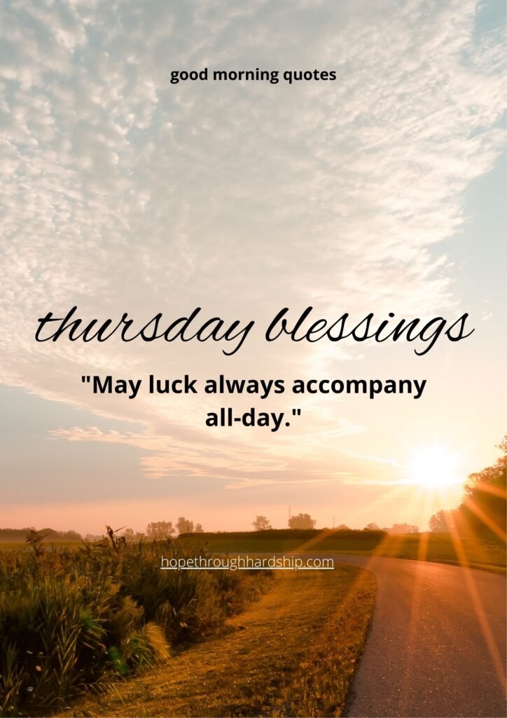 Thursday Blessings and Prayers for Strength and Peace