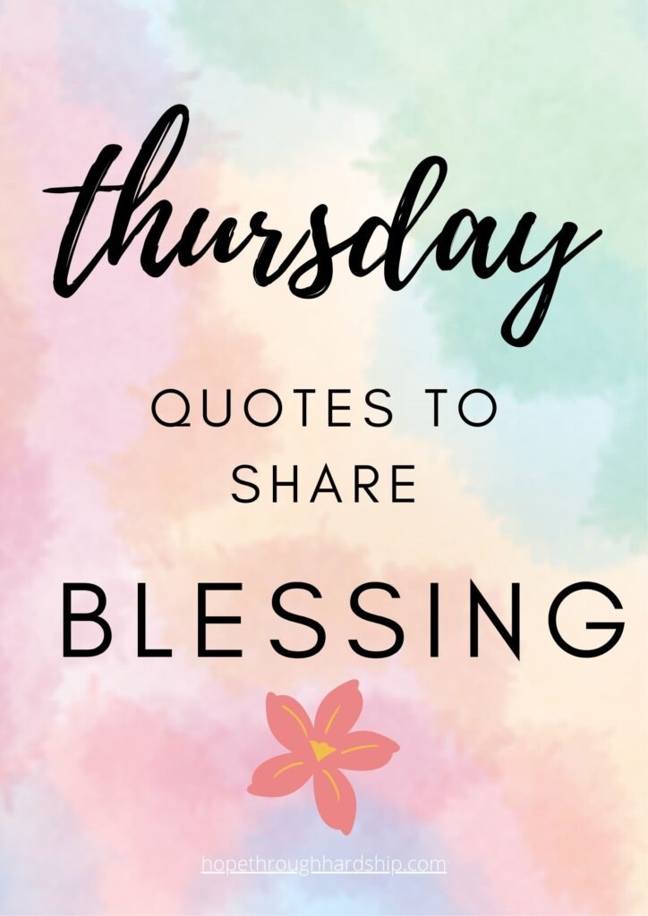 Thursday Blessings Images with Meaningful Words