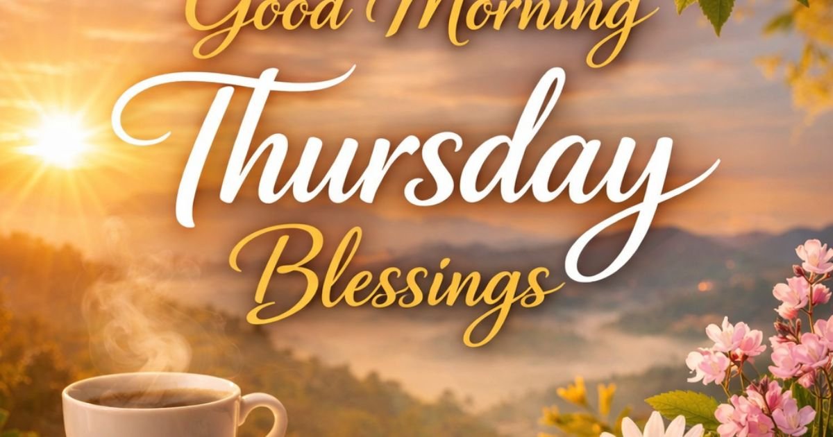Thursday Good Morning Blessings, Wishes, Prayers & Images for a Peaceful Day